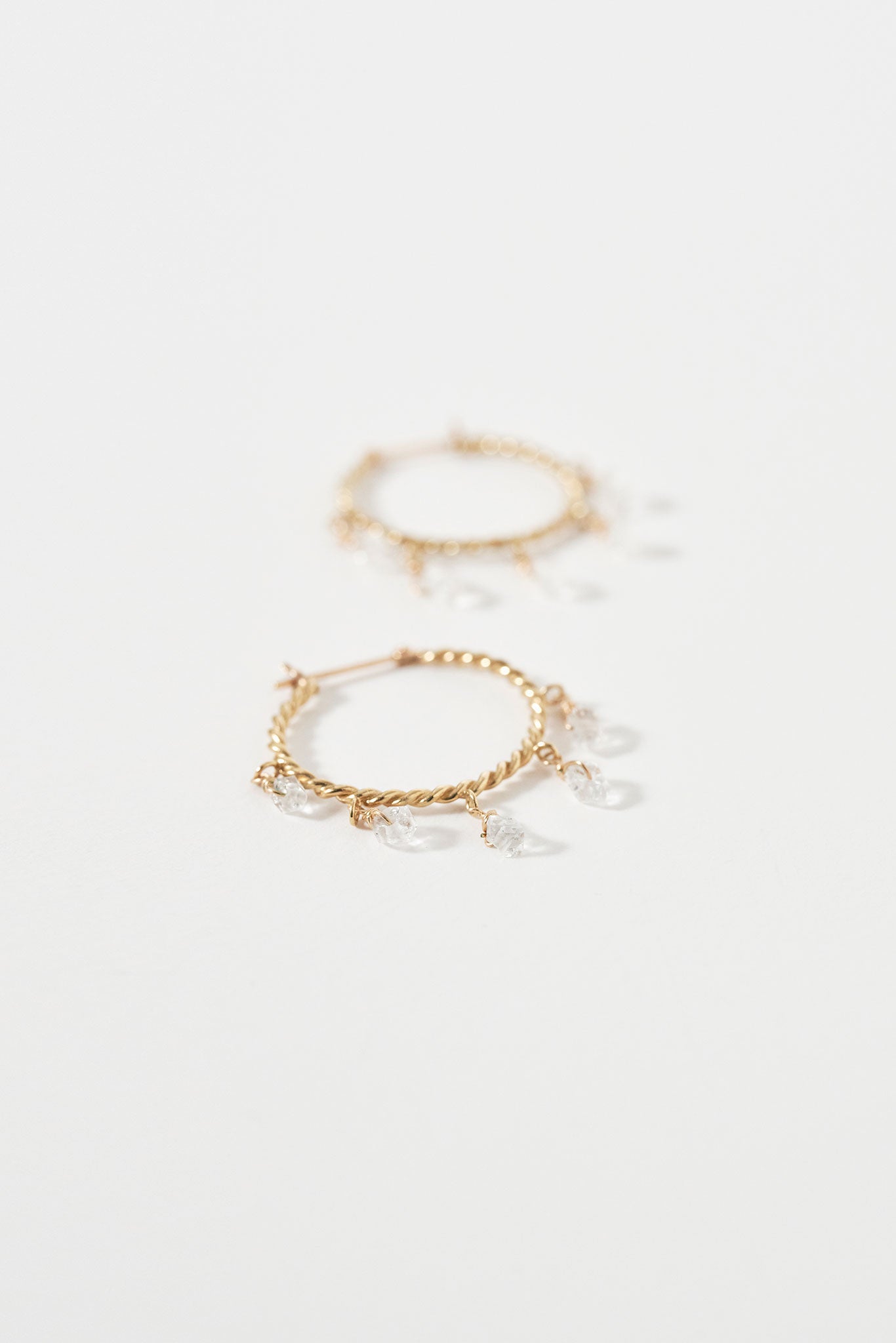 紐約赫基默鑽石箍皮爾斯