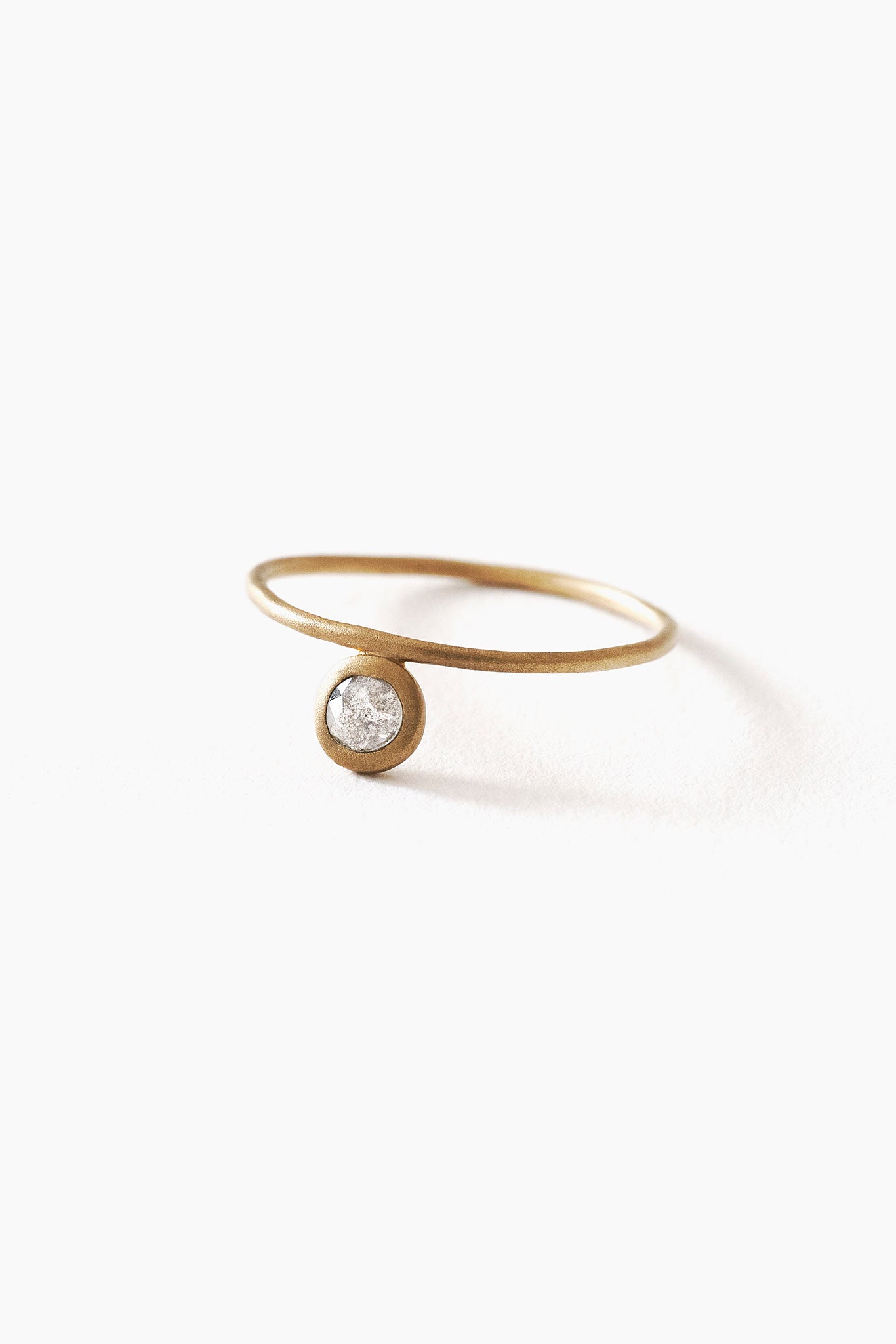 Gray Diamond Ring