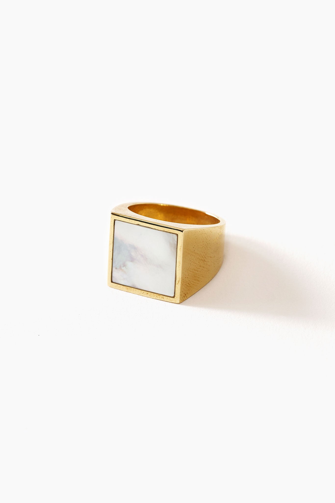 Slice Cut Stone Ring (Big)