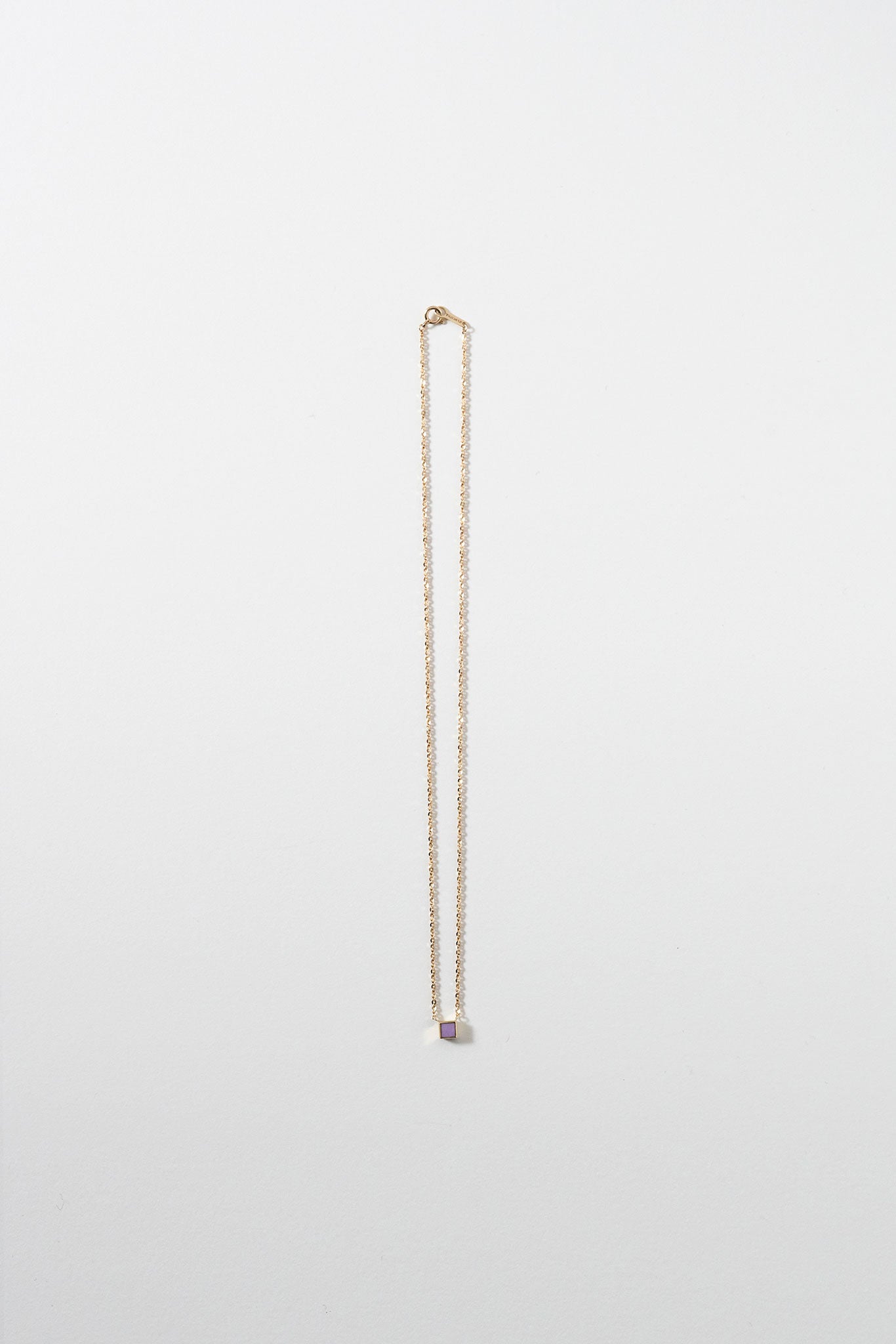 Slice Cut Stone Necklace