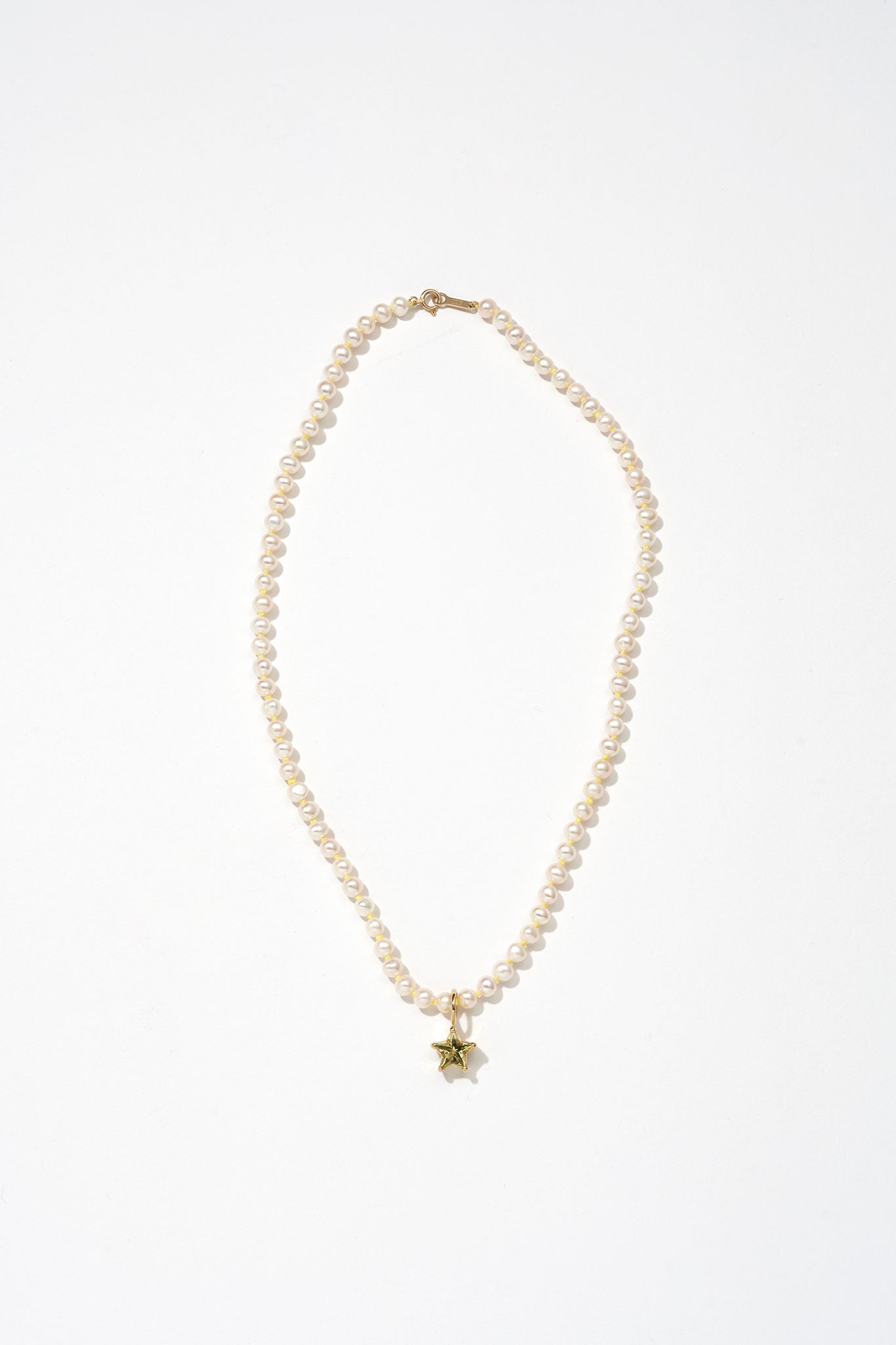 Star Pearl Necklace (Yellow)