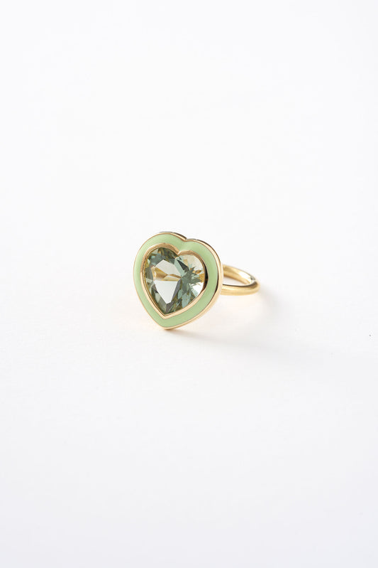 Heart Color Ring (Green)