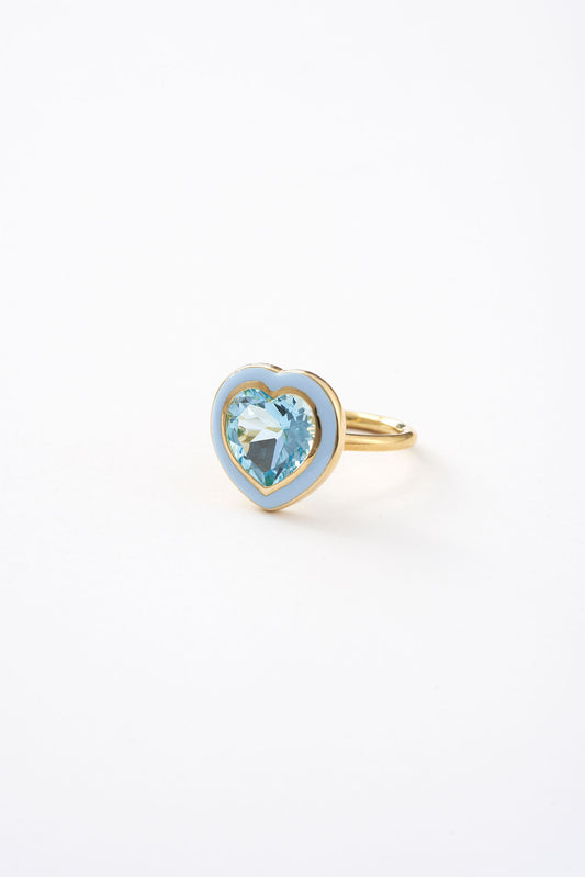 Heart Color Ring (Sky Blue)